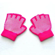 Children Kids baby gloves Winter Warm Knitted Fingerless Non-slip Mittens Gloves Solid Dot Cotton Soft Attractive Baby Glove