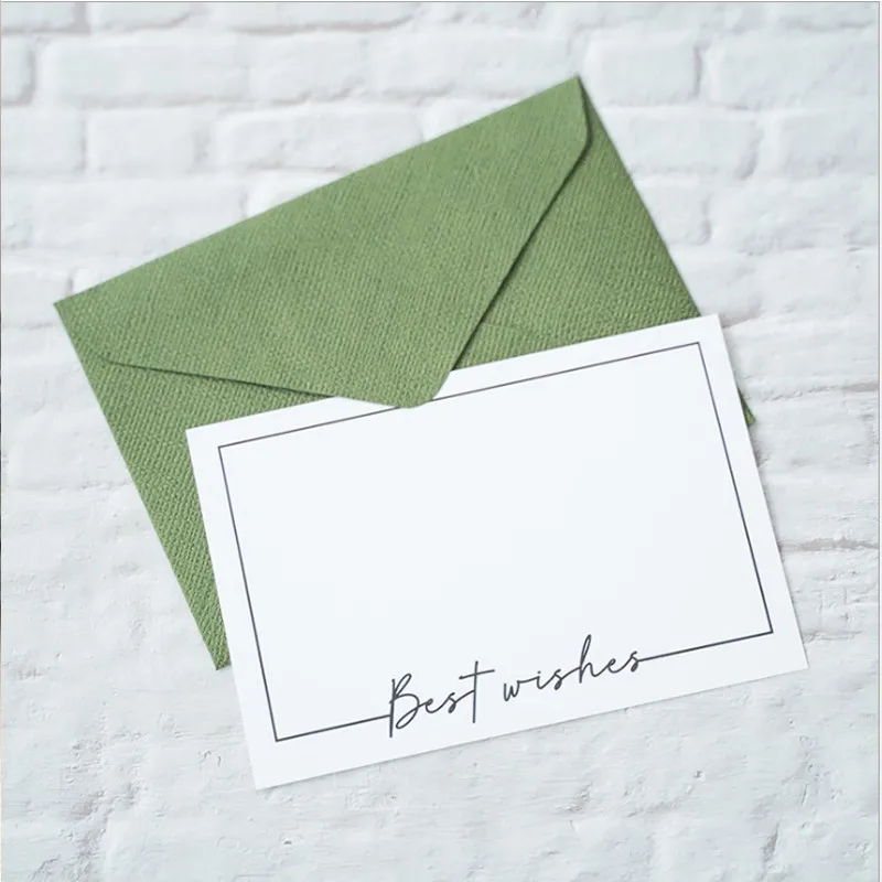 Tarjeta de felicitación creativa para boda, Mensaje de flor del Día de San Valentín, tarjeta de felicitación de 3 tamaños, decoración para fiesta de cumpleaños, tarjeta de agradecimiento, 10 Uds.
