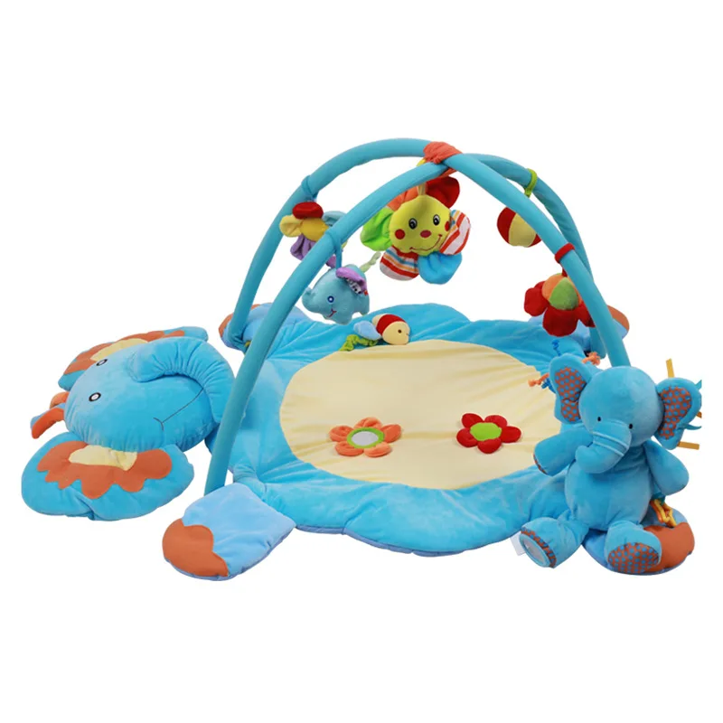 

Elephant Music Game Blanket Infant Fitness Bracket Crawl Pad Baby Educational Toy 0-12 Month-Aged 1-2 Years