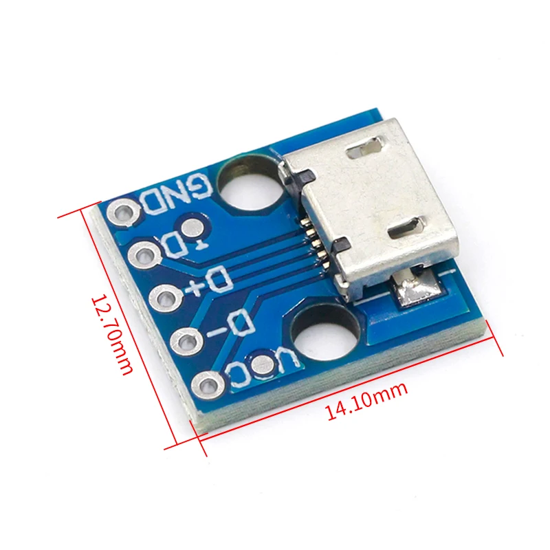 10 шт. CJMCU микро USB плата адаптер питания 5 В коммутационный интерфейсный модуль|usb