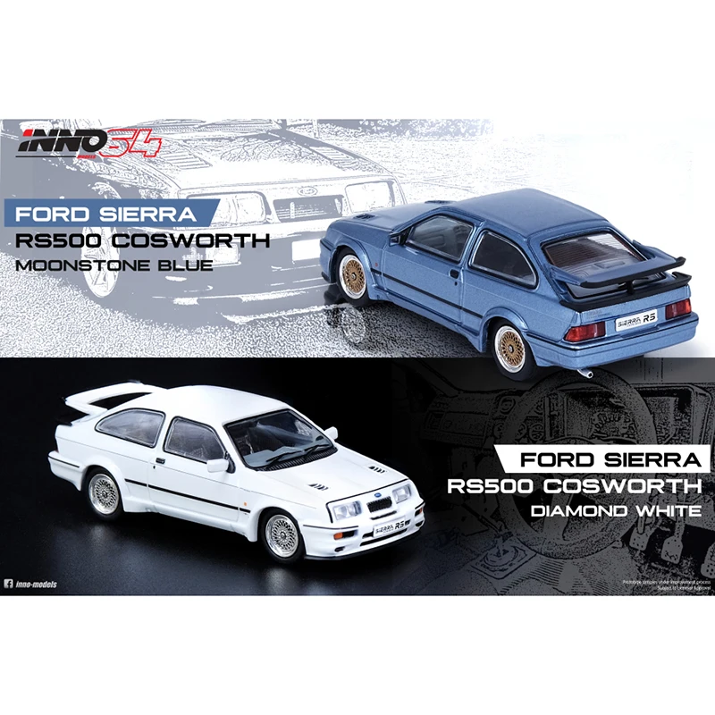 Модель автомобиля INNO 1:64 FORD SIERRA RS500 COSWORTH 1986 литье под давлением коллекционные