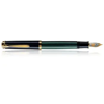 

Pelikan Souverän M400 Black, Gold, Green 1 pc(s) fountain pen Fountain Pens (Black, Gold, Green, Gold, Blue, 1 pc(s)) pens