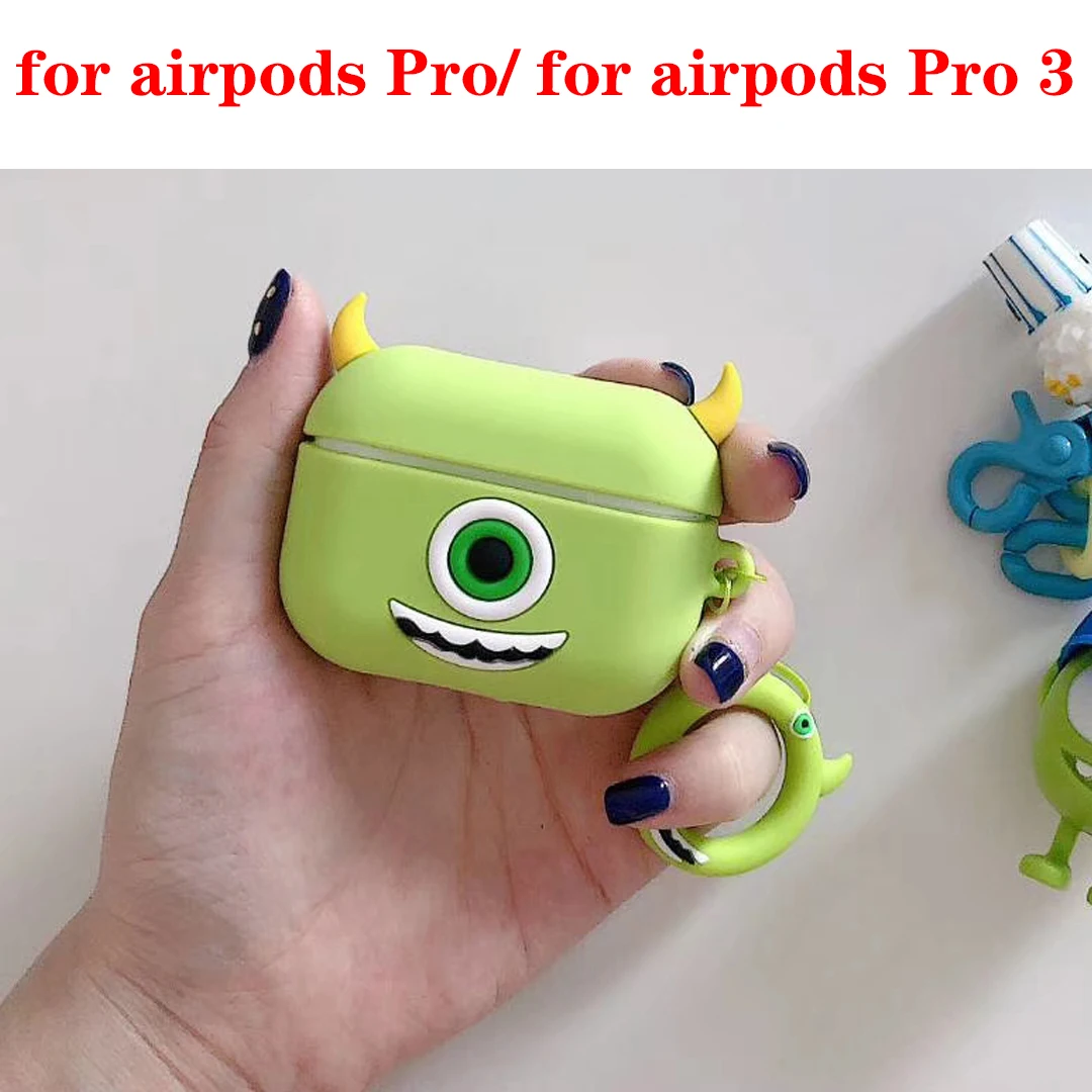 Чехол для airpods Pro с милым мультяшным лягушкой, защитный чехол для Apple air pods 1/2, силиконовый беспроводной чехол для наушников air pods Pro - Цвет: C2