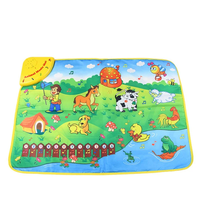 

Interesting Baby Early Education Jazz Drum Music Carpet Kids Musical Crawl Mat Chidren's Learning Toys