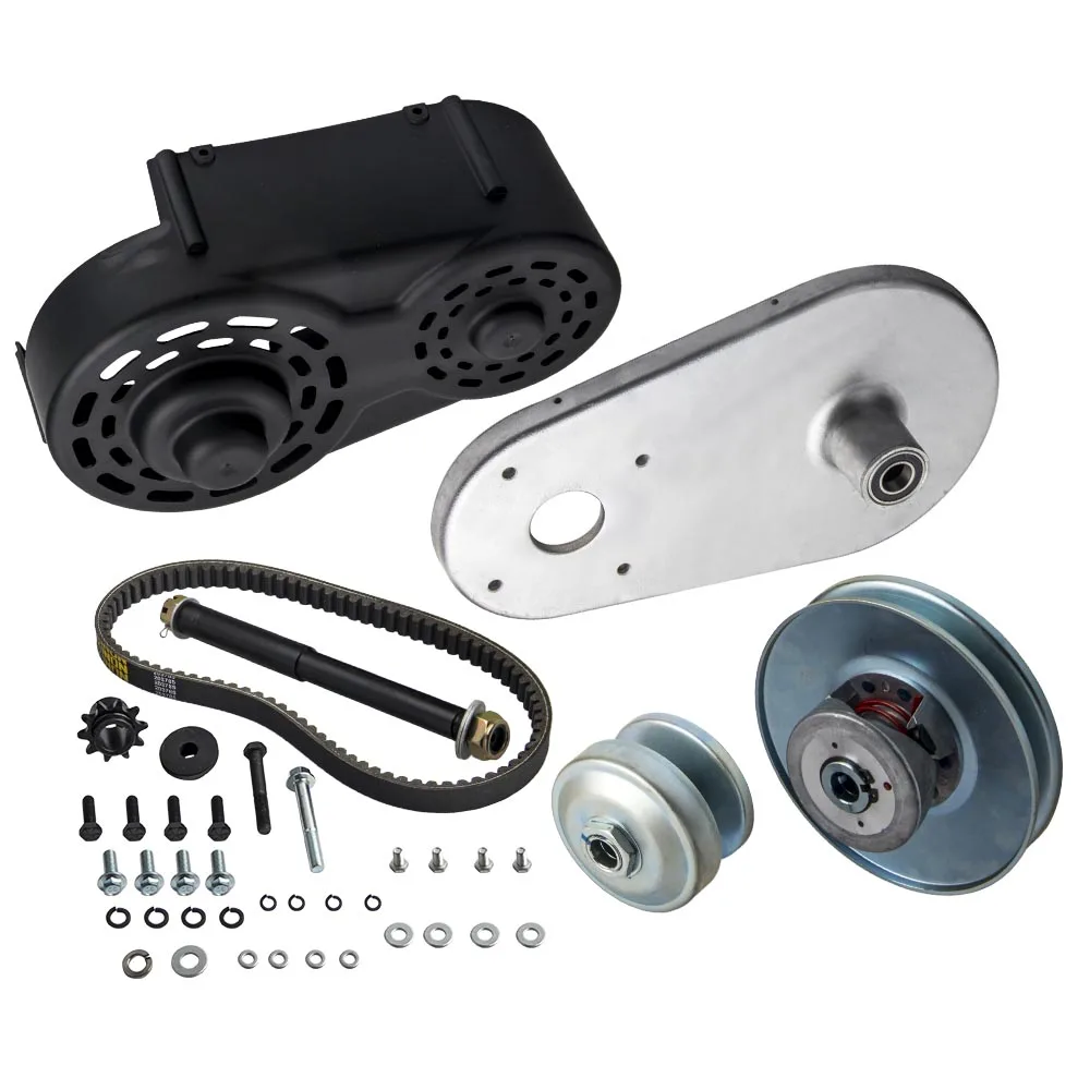 Clutch Pulleys Belt & Cover 40 Series Torque Converter Kit with Backplate 