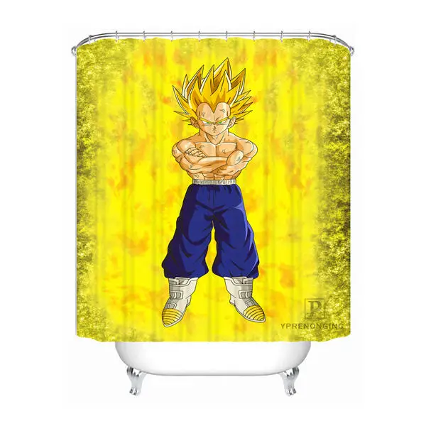 Индивидуализированный Жемчуг дракона Goku Душ Ванна занавес для ванной комнаты Mildewproof водонепроницаемый полиэстер различных размеров#0421-21-52 - Цвет: Shower Curtain