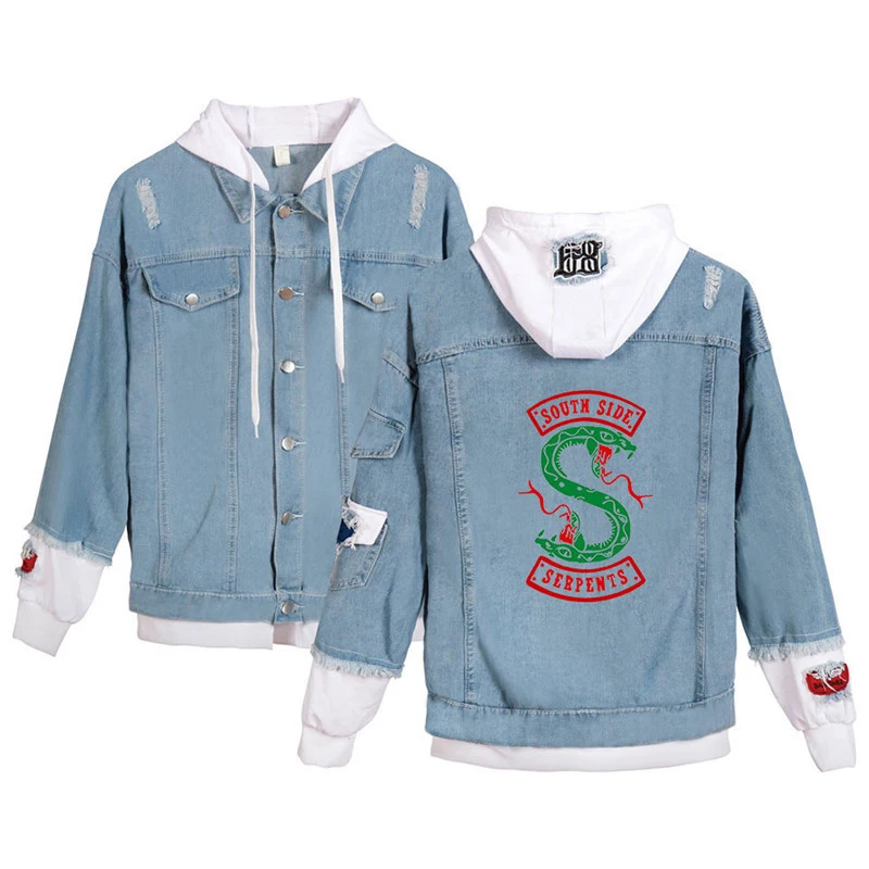 jaqueta jeans serpentes riverdale