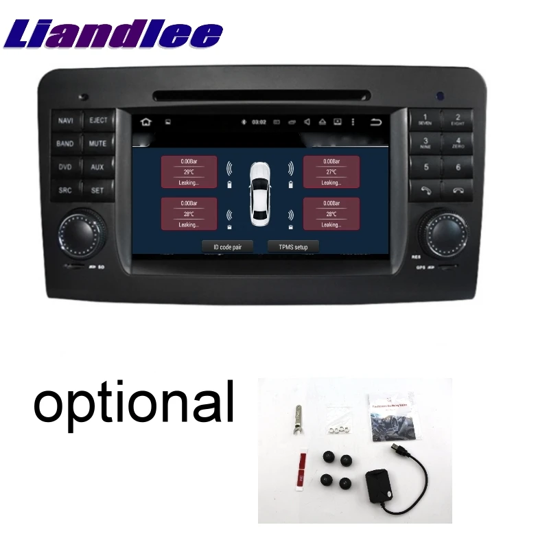 Liandlee автомобильный мультимедийный плеер NAVI для Mercedes Benz MB GL X164 GL350 GL450 Comand NTG CarPlay TPMS Стерео gps навигация