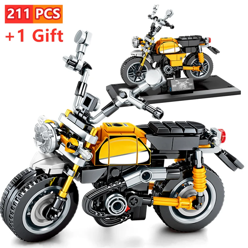 

SEMBO 211PCS Blocks Car City Technic Motorcycle Compatible Building Blocks MOTO off load Car Creator Boys Toys For Children Gift