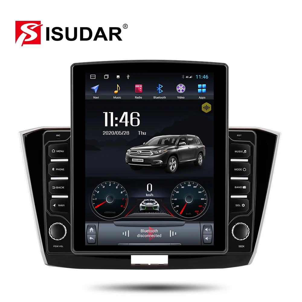 

Isudar H53 4G 1 Din Android Auto Radio For VW/Volkswagen/Passat b8 Magotan 2015 Car Multimedia GPS 8 Core RAM 4GB Camera USB DVR