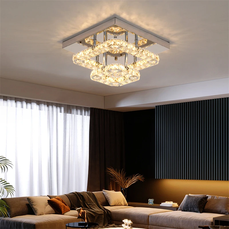 Lampadari moderni a soffitto in cristallo Lampadari per illuminazione interna Cristal Lustre per soggiorno, camera da letto, cucina, luci a LED – acquista a prezzi convenienti sul marketplace