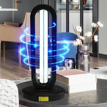 

38W UV Sterilizer Lamp 220V Ultraviolet Germicidal Lamp Timer Remote Control UVC Ozone Bactericidal Lamp Desinfection Light