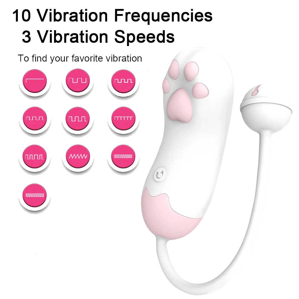 Cat-claw Vibrators Egg G-spot Massage Oral Licking Clitoris Stimulator Sex Toys Waterproof For Women Masturbation Jumping Egg (6)