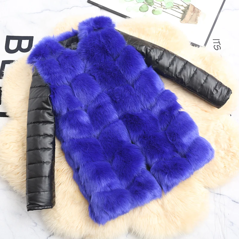 LEDEDAZ, новинка, модное пушистое пальто из искусственного меха, теплое пальто из искусственного меха, куртка из искусственного лисьего меха с длинным рукавом размера плюс, осенне-зимняя верхняя одежда