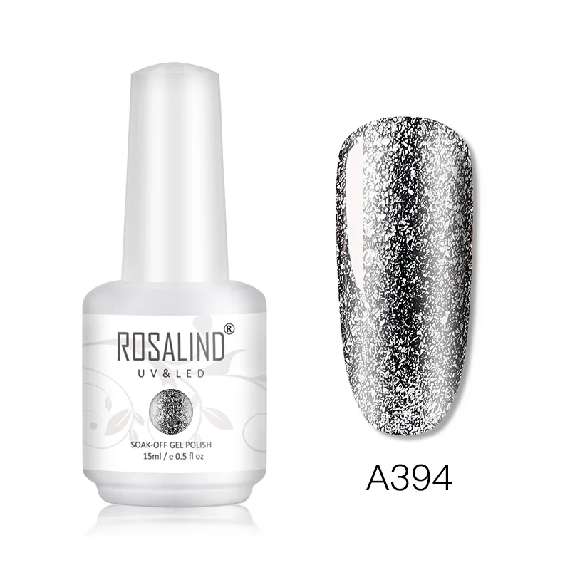 RHA394 ROSALIND Shiny Platinum Gel Polish Nails Art Design All For Manicure Vernis Semi Permanent UV Gel Hybrid Varnish Nail Gel Polish - Цвет: RHA394