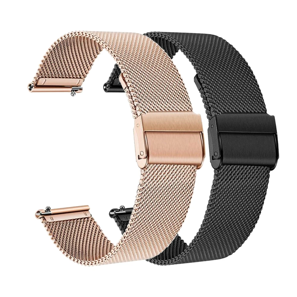 Ремешок металлический для xiaomi Amazfit Bip браслет наручных часов Huami Pace Stratos 2 GTS GTR 42 47