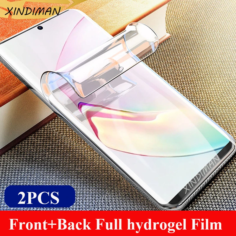 

XINDIMAN Front+Back Hydrogel film for samsungNote8 Note9 Note10 soft screen protector for samsungS8 S8plus S9 S9plus S10 S10plus