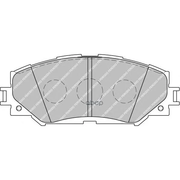 Колодки Тормозные Toyota Auris 1.4-1.6 07-/Corolla 1.4 07-/Rav 4 06- Передние Ferodo Fdb1891 Ferodo арт. FDB1891