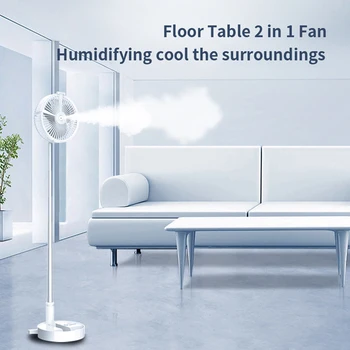

Portable Fan Desk Electric Floor Computer Table Fan Home Office Outdoor Electric Fans Rechargeable Low Noise Cooling Fan