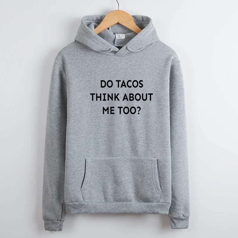 DO TACOS/толстовки с принтом для женщин; пуловер из флиса; Свободные толстовки для женщин; цвет черный, белый; толстовки с капюшоном для девочек