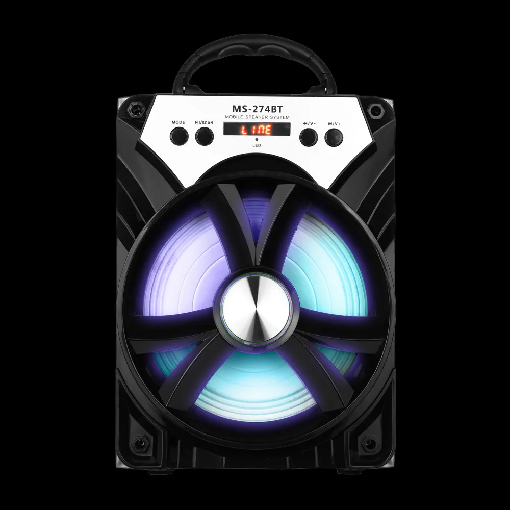 Открытый Портативный беспроводной Bluetooth динамик стерео Super Bass w ...
