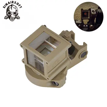 

Element Airsoft Accutact Angle Sight with 20mm Mount Rifle Scope Mount for Tactical 360 Degree Rotate Red Dot Aiming Device