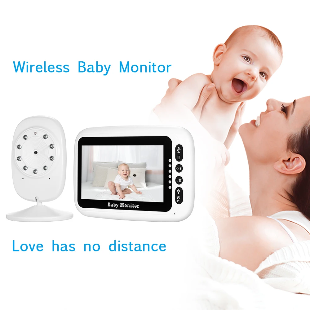 

Digital Video Baby Monitor with Lullabies Infrared Night Vision Nursing Reminder Baby Camera Baby Walkie Talkie Babysitter