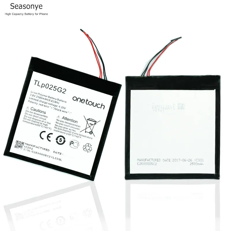 Аккумулятор для телефона 2580 мАч/9 81wh TLP025G2 / TLP025GC Alcatel One Touch Pixi 4 7 0 9003X|Аккумуляторы