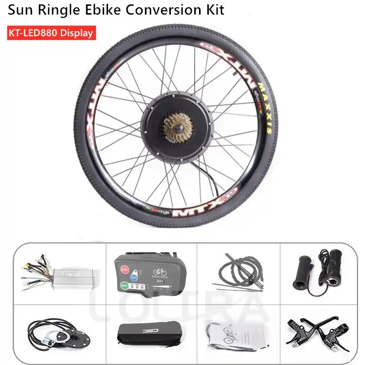 48V 500W 1500W e bici a motore di conversione HUB 20 24 26 pollici KIT bici  elettrica LCD3 Sport e viaggi Ricambi biciclette elettriche