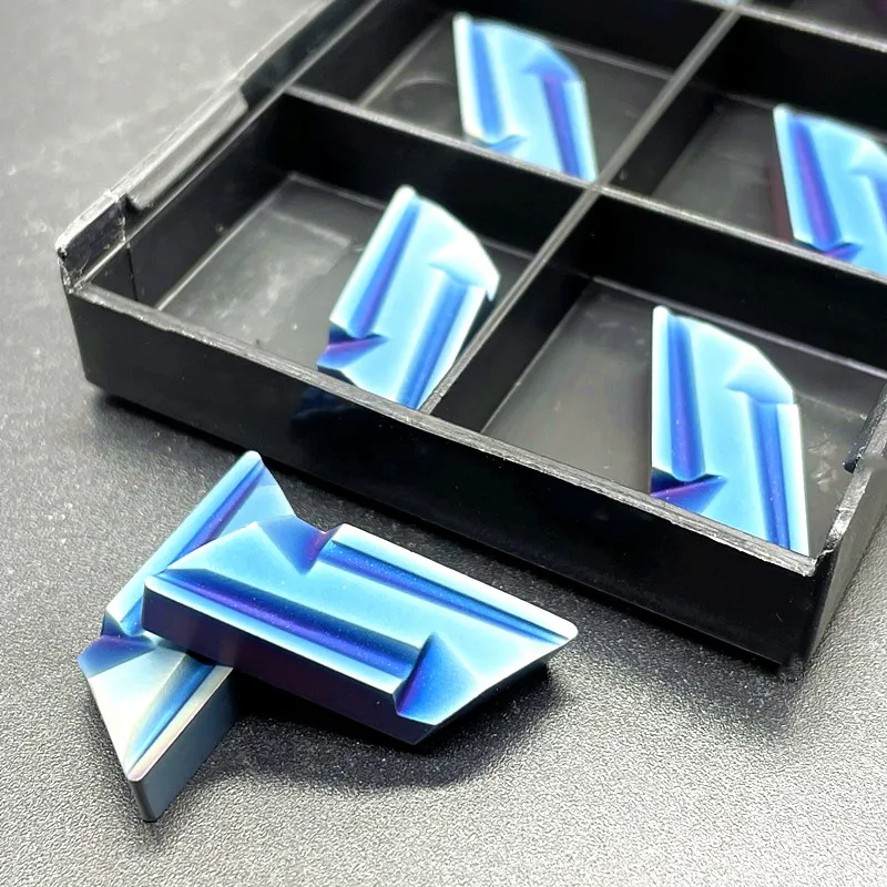Токарный инструмент KNUX160405R LY7010 nano blue токарный с ЧПУ твердосплавный станок |