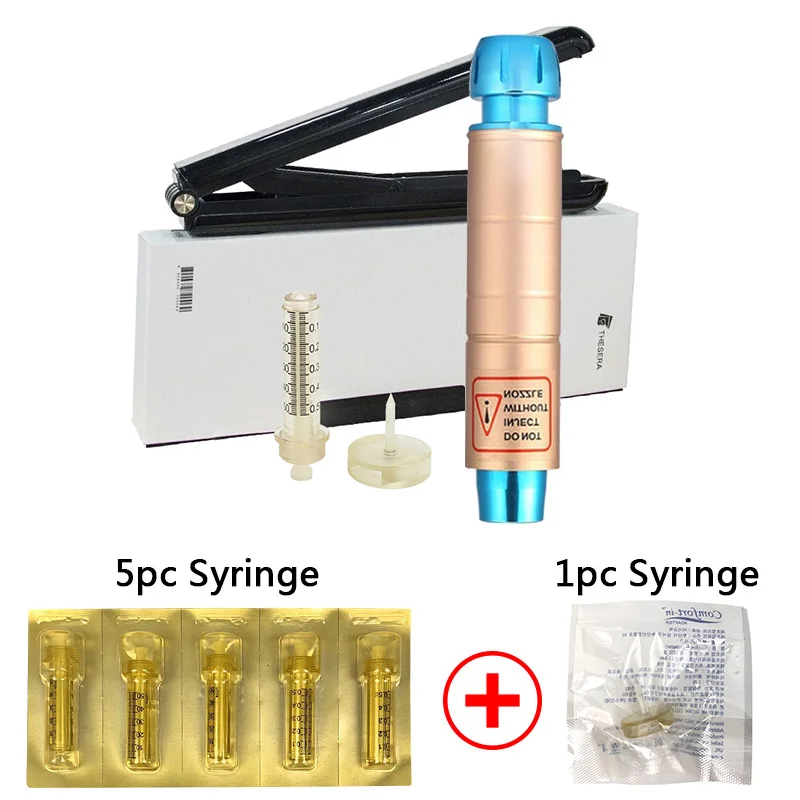 Высокое давление 0,5 мл мезо гиалурон пистолет Verstuiver Мезотерапия пистолет инъекции thesera ручка гиалуронзур ручка против морщин лифтинг губ