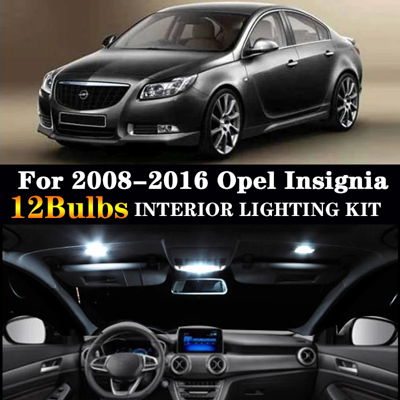 12 шт. без ошибок для 2008 2016 г. Opel Insignia Sedan Saloon Универсальный хэтчбек спортивный
