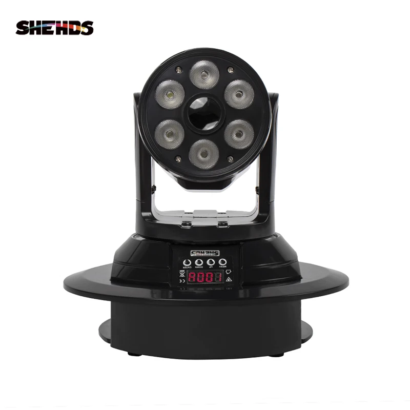 SHEHDS 80 Вт светодиодный 6 + 1 моющийся и точечный движущийся головной свет DMX512 RGBW 4 в