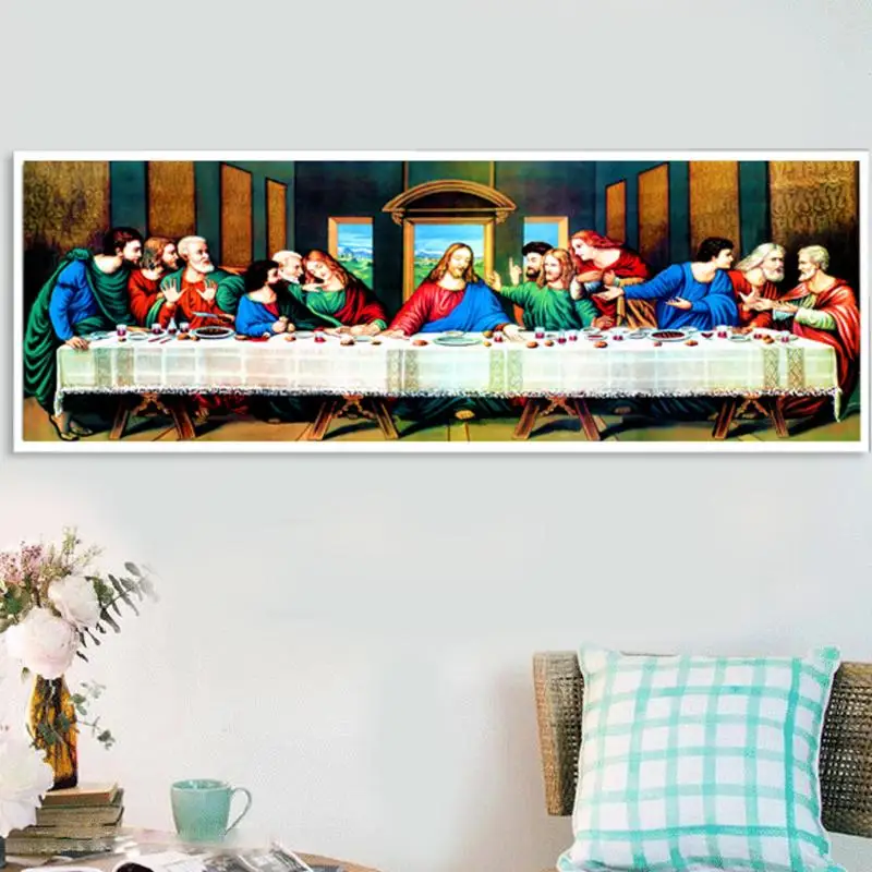 The Last Supper 5D Diamond DIY Painting Craft Home Decor Home Decor Diamond Painting Cross Ctitch Kit