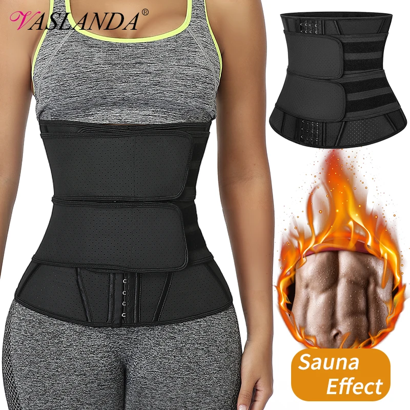 Boned Latex Waist Trainer Corsets For Women Weight Loss Body Trimmer Belt Slimming Shaper Workout Faja Compression Sweat Girdles Waist Cinchers Aliexpress