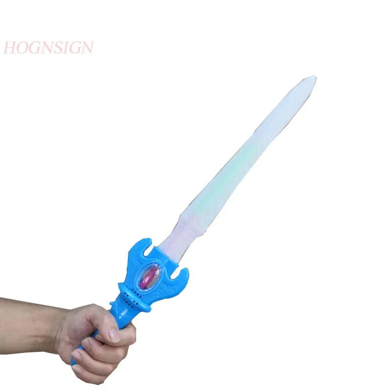 1PCS Sword Weapon The New 7 Colour Flashing Waving With Voice Light Music Children's Toys Sword Weapon Category 8-11 Years 2021