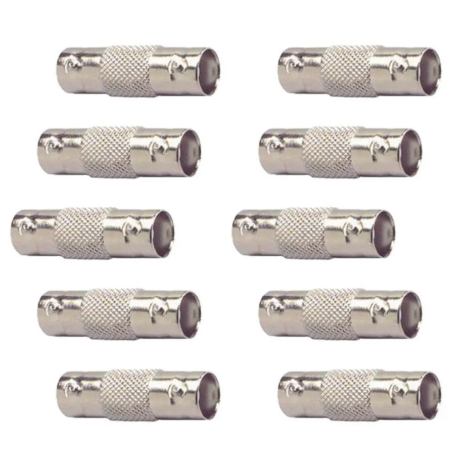10 шт. Переходник BNC Мама мама для камеры видеонаблюдения|bnc connector|bnc femalecoax bnc connector |