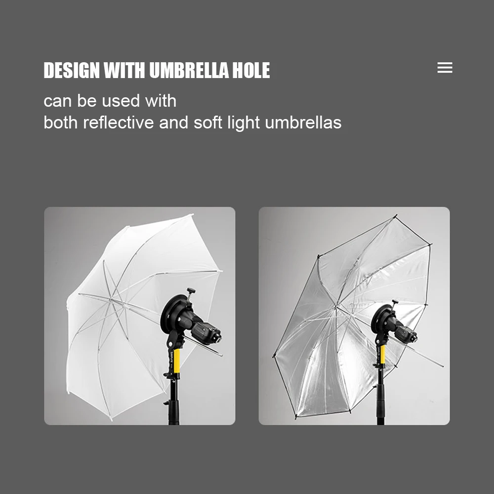S-образный кронштейн Bowens для Godox V1/TT685/TT350/V860II/AD200/AD200PRO