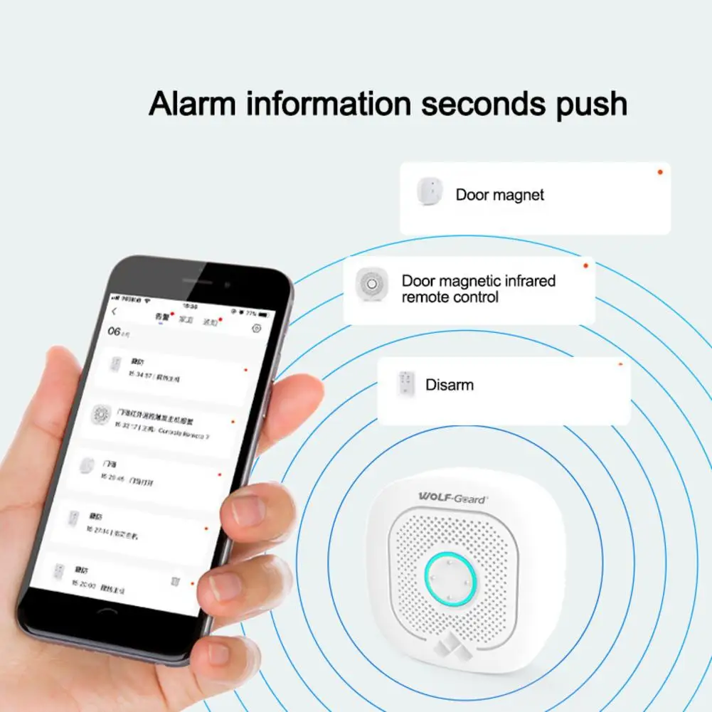 WiFi умный электронный дверной замок Bluetooth Wifi адаптер сигнализация Система безопасности для домашней квартиры офисные принадлежности