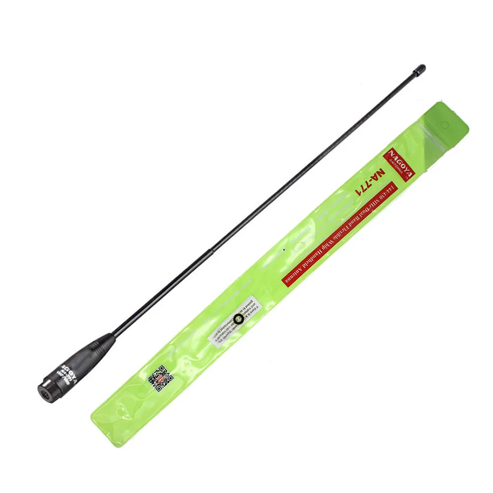 100% оригинал NAGOYA NA 771 SMA Мужская Двухдиапазонная гибкая антенна VHF/UHF 144/430 МГц