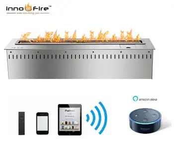 

on sale 30 inch automatic bio ethanol fireplace remote