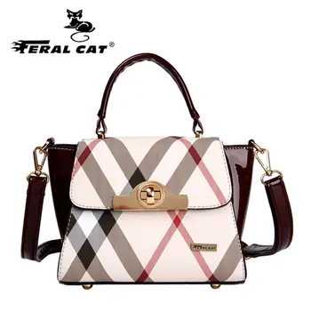 

FERAL CAT 2020 new women's bag. Ladies casual fashion wild shoulder bag, crossbody bag, handbag, luxury brand bag