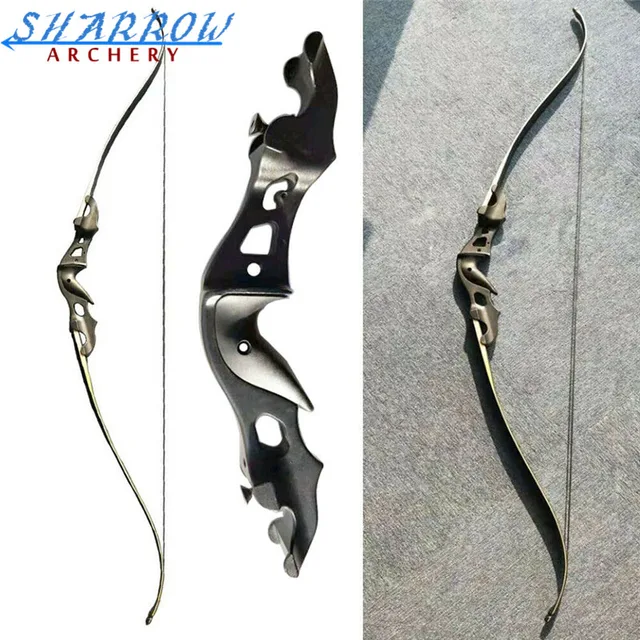  US $92.80 55lbs Archery Recurve Takedown Aluminum Riser Right Hand Hunting Bows Hunting 