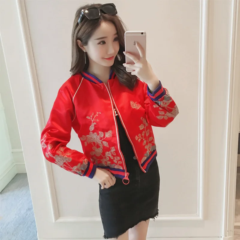 

Photo Shoot Jennifer Li li xi Rui Summer Qiao Ming Star Celebrity Style Spring And Autumn Students Female Jacket Baseball Unifor