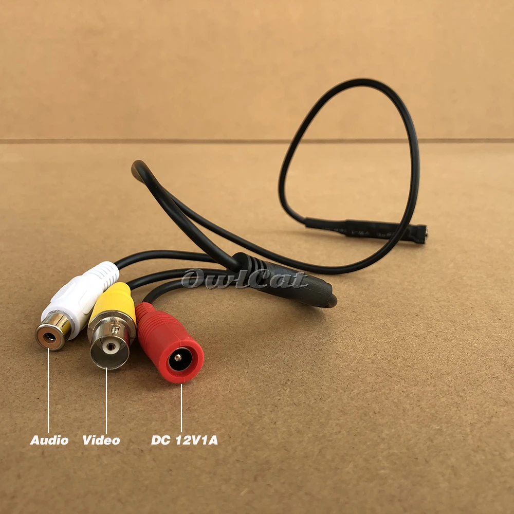 OwlCat супер мини AHD CCTV Камера HD 720P Встроенный 940nm Невидимый светодиодный Ночное