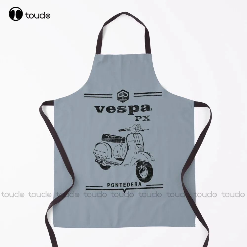 Vespa Px Mk2 Grembiule Da Scooter Vintage Grembiuli Neri Per Server Grembiuli Da Cucina Personalizzati Personalizzati Cucina Da Giardino Pulizia Della