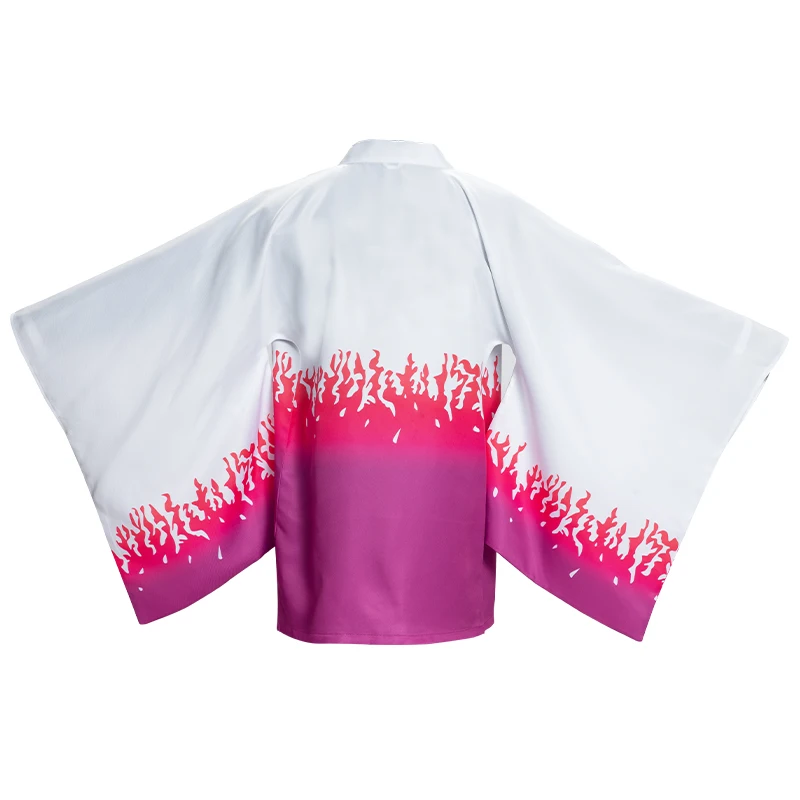 Ubuyashiki Kagaya Лидер продаж; аниме «убийца демонов»: Kimetsu no Yaiba Kamado Nezuko Kamado Tanjirou; костюмы для косплея; Haori; мужское свободное кимоно; пальто; накидка - Цвет: Ubuyashiki Kagaya