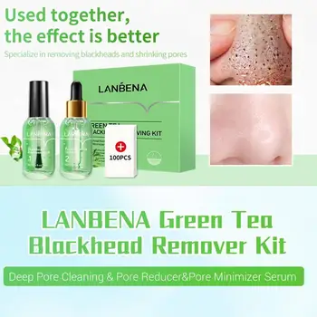 

Face Serum Blackhead Remover Shrink Pores Acne Treatment Deep Cleaning Smoothing Skin Care Firming Essence Beauty Set