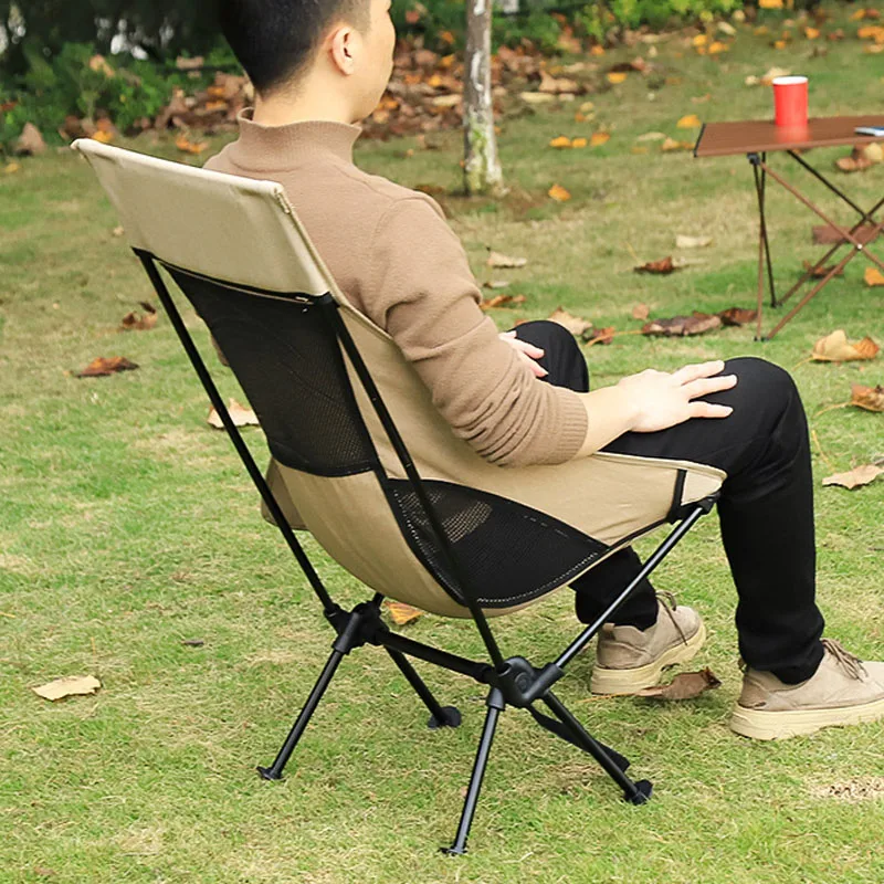 Folding Camping Chair Coyote Lightweight Garden Picnic Outdoor Seat New 