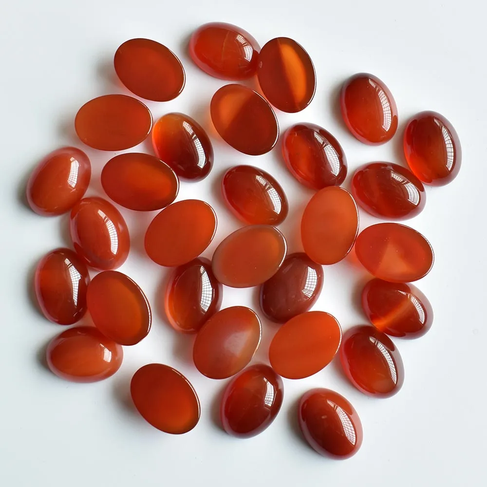 

Fashion high quality natural red Onyx Oval CAB CABOCHON 13x18mm beads for jewelry accessories making wholesale 50pcs/lot free